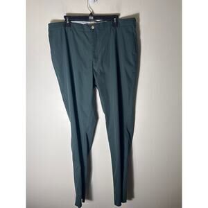Men's Peter Millar Hunter Green Performance Pants Sz 40x32